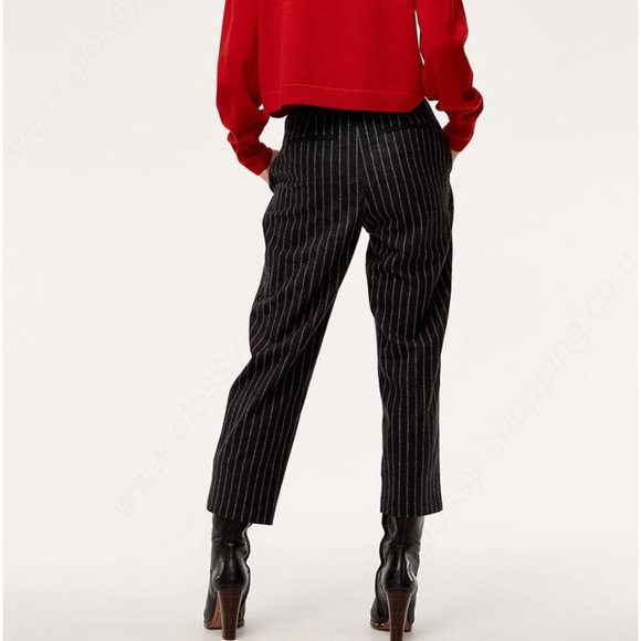 Wilfred Tie-Front Wool Pant - Picture 3 of 7